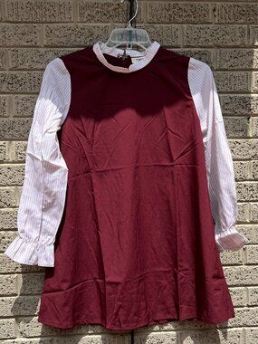 Hayden LA A-Line Shirt Detail Mini Dress NWT Medium